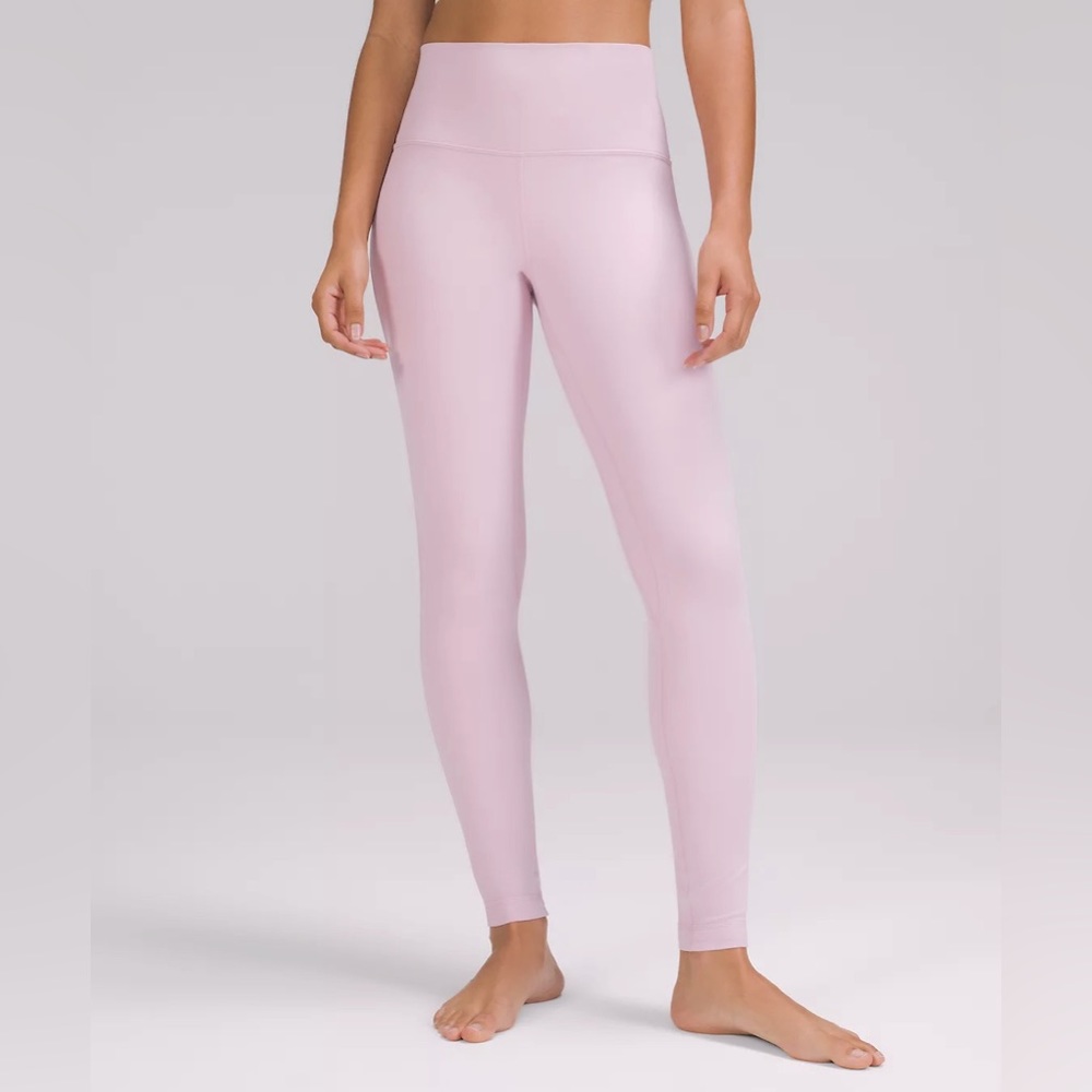Lululemon Flow Y Nulu Bra/Lululemon Align High-Rise Pant Blush Pink Set